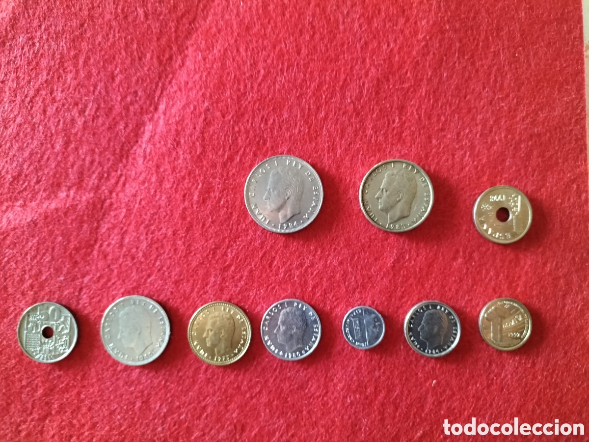 Monedas Franco: Monedas antiguas de diversos pa&iacute;ses. - Foto 9