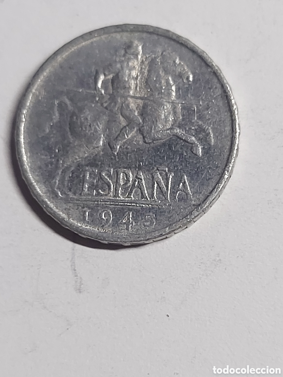 Monedas Franco: MONEDA ESPA&Ntilde;A 5 CENTIMOS 1945 FRANCO - Foto 1