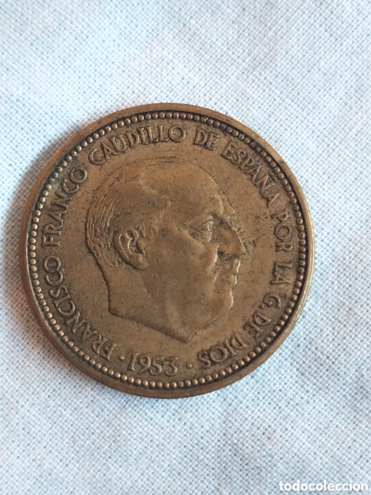 Monedas Franco: Moneda 25 pesetas 1953 (*54) - Foto 1