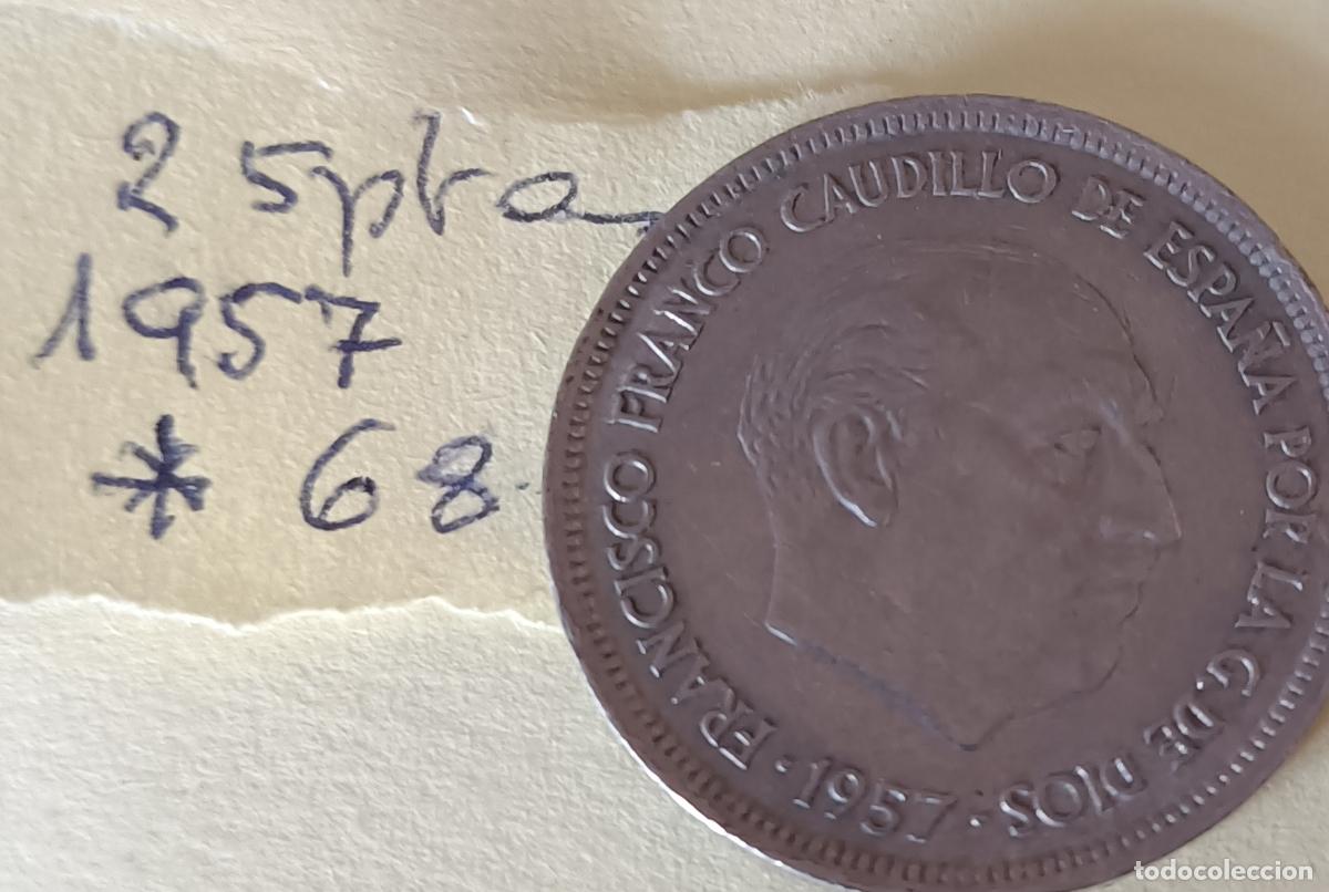 Monedas Franco: moneda de 25 ptas circulada - Foto 1