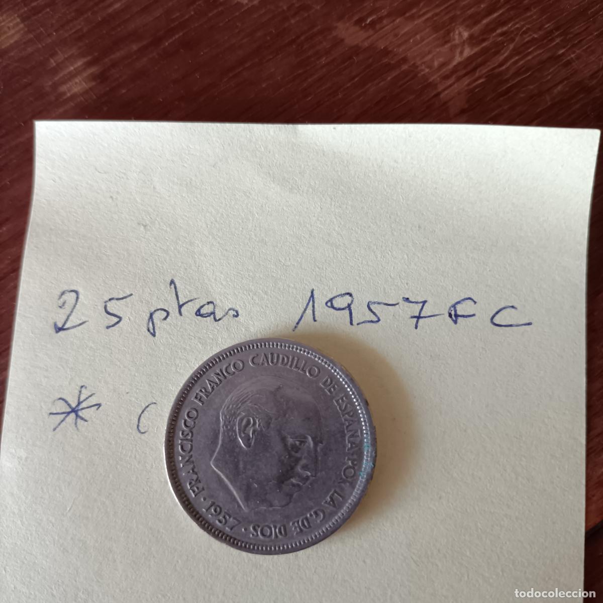 Monedas Franco: moneda de 25 ptas circulada - Foto 2