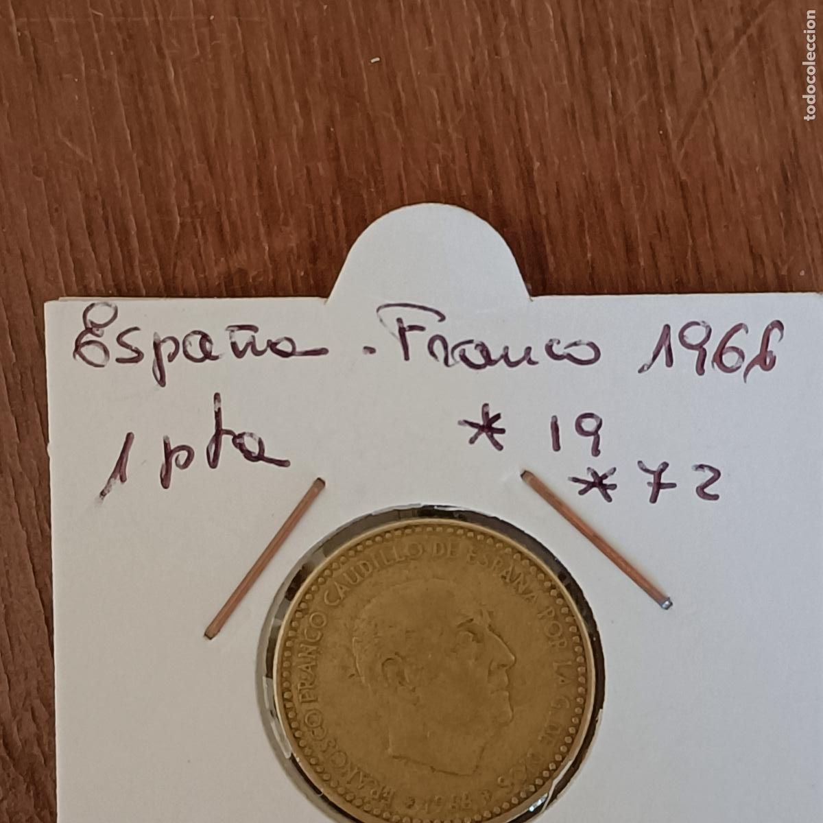 Monedas Franco: moneda de 1pts. circulada - Foto 1
