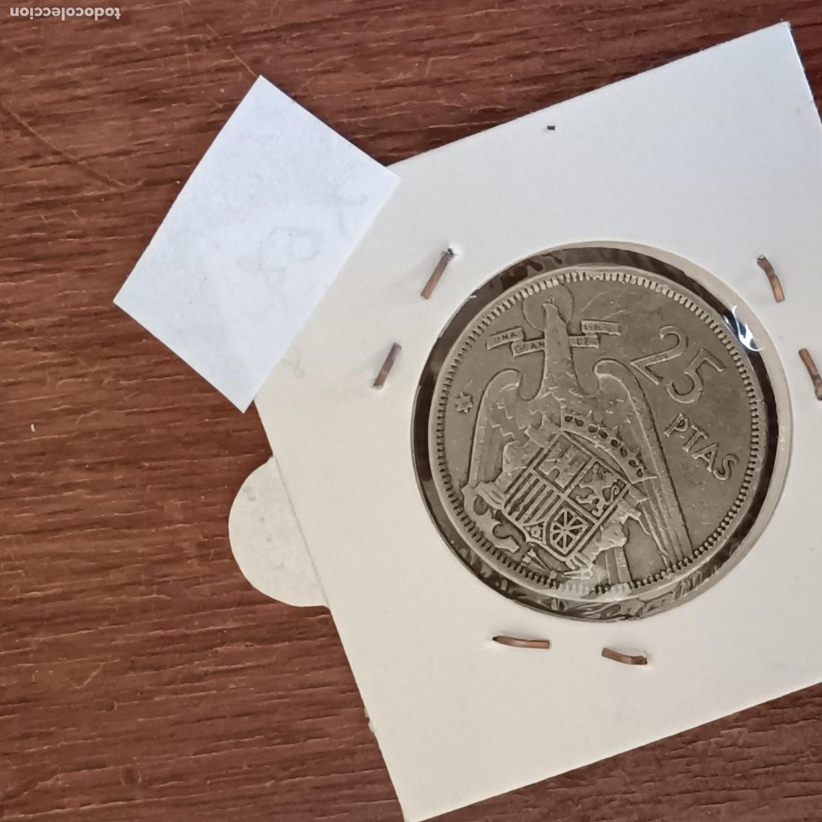 Monedas Franco: moneda de25pts. circulada - Foto 2