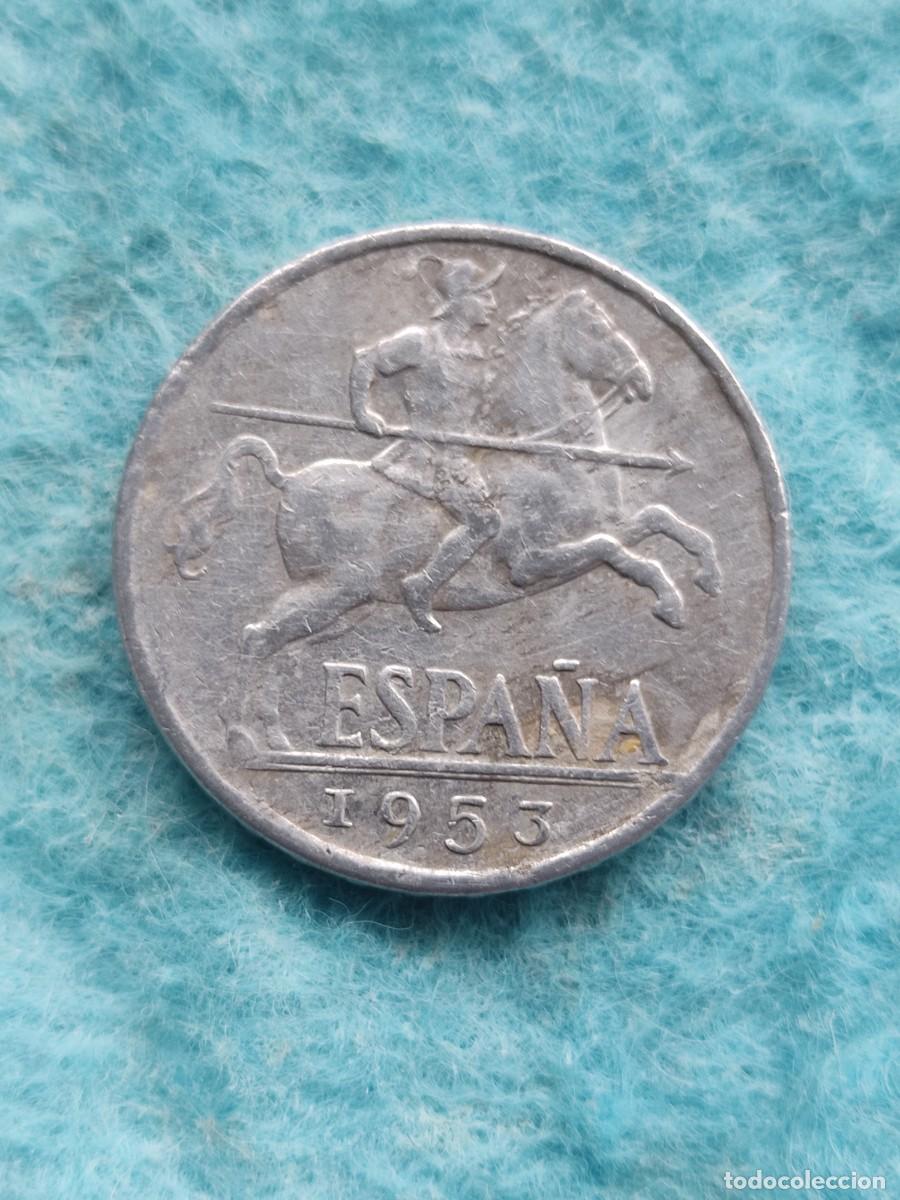 Monedas Franco: 10 c&eacute;ntimos 1953. BC. Estado espa&ntilde;ol. - Foto 1