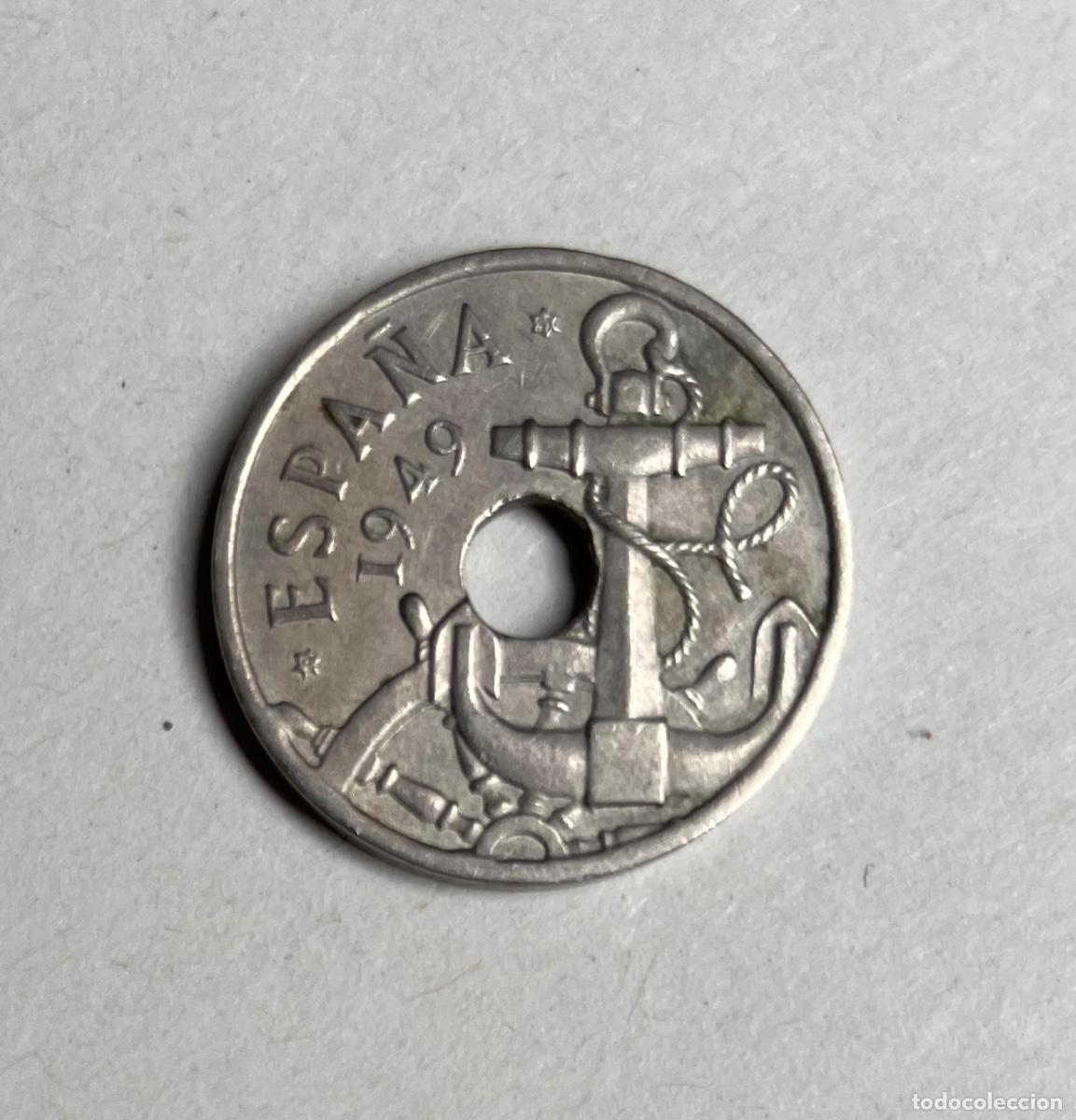 Monedas Franco: Moneda de 50 c&eacute;ntimos 1949 *51 - Foto 2