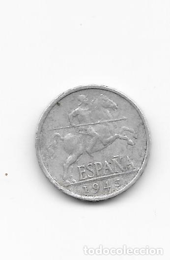 Monedas Franco: Moneda de 5 c&eacute;ntimos de 1945 (II) - Foto 1