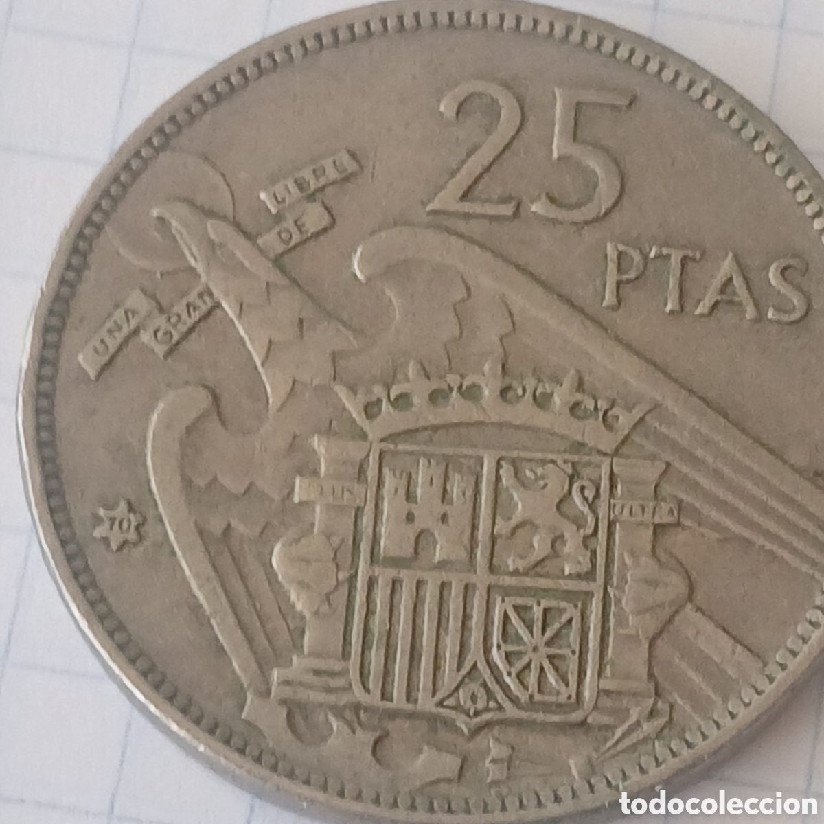 Monedas Franco: Moneda 25 pesetas Franco - Foto 1