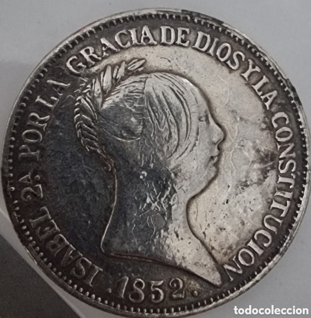 Monedas Franco: MONEDA DE 20 REALES. 1852 - Foto 1