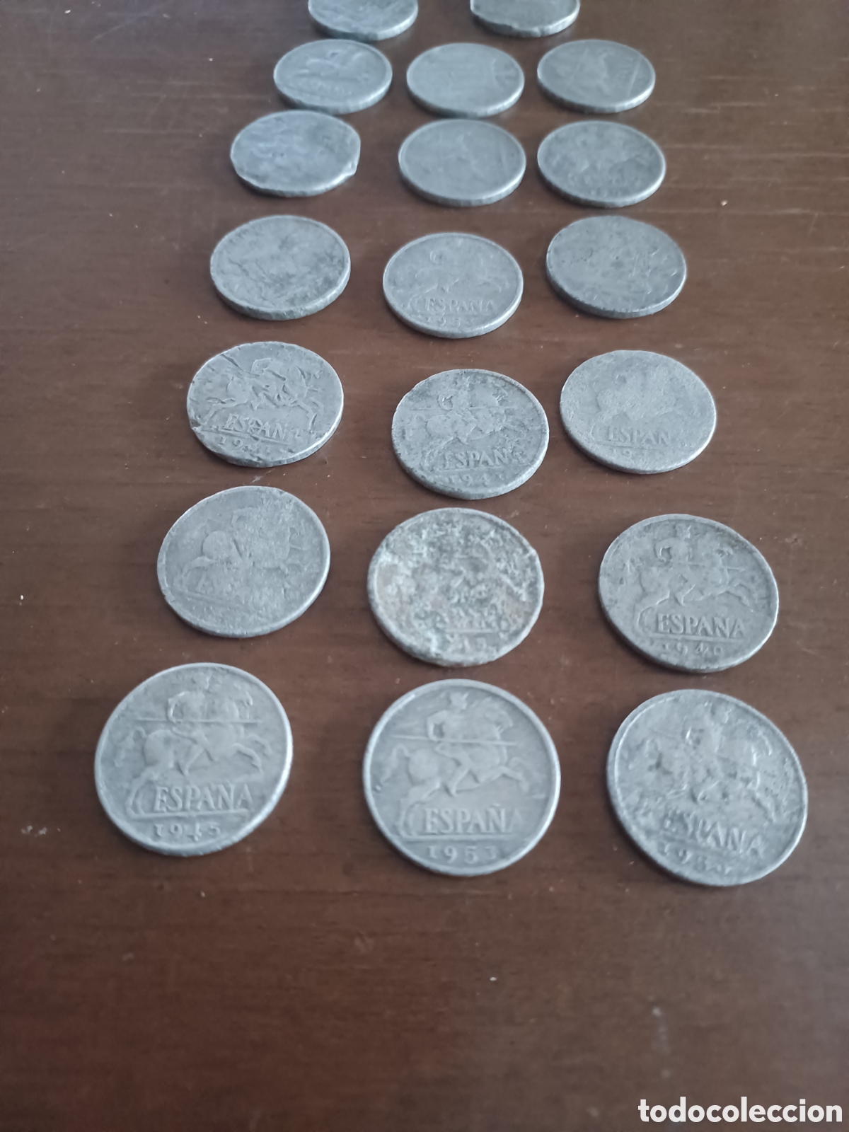 Monedas Franco: 20 monedas a&ntilde;o 1953. - Foto 3