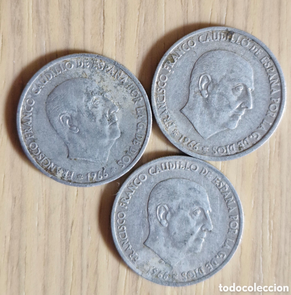 Monedas Franco: 3 MONEDAS 50 CTS 196612 - Foto 1