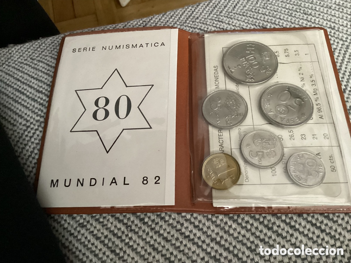 Monedas Franco: Serie numism&aacute;tica del Mundial 82 - Foto 1