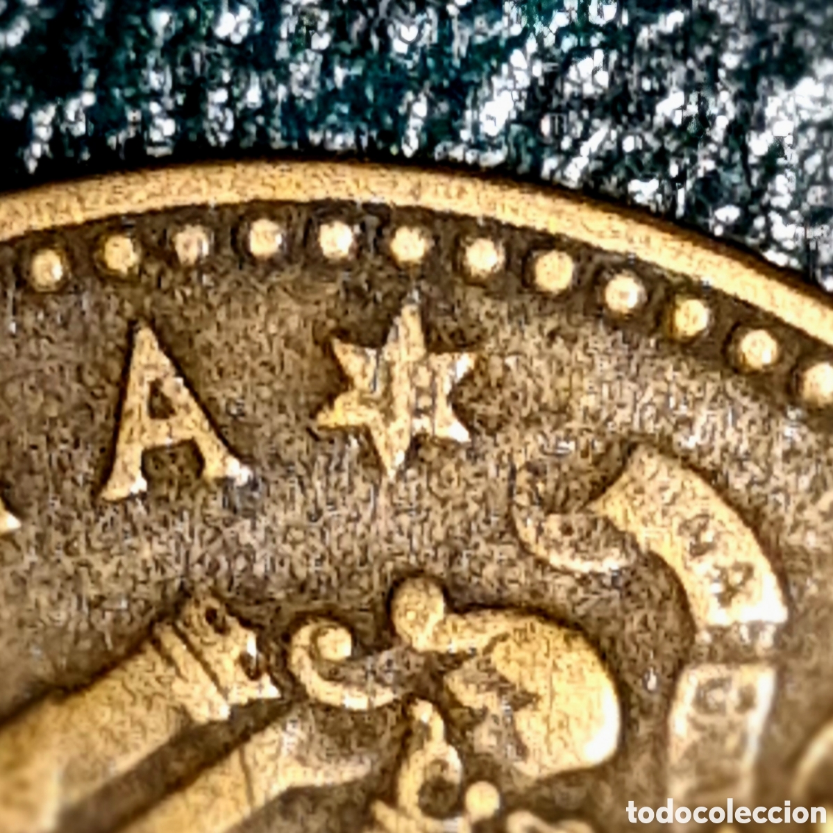 Monedas Franco: Moneda 1 Peseta 1947 *49 - Foto 3