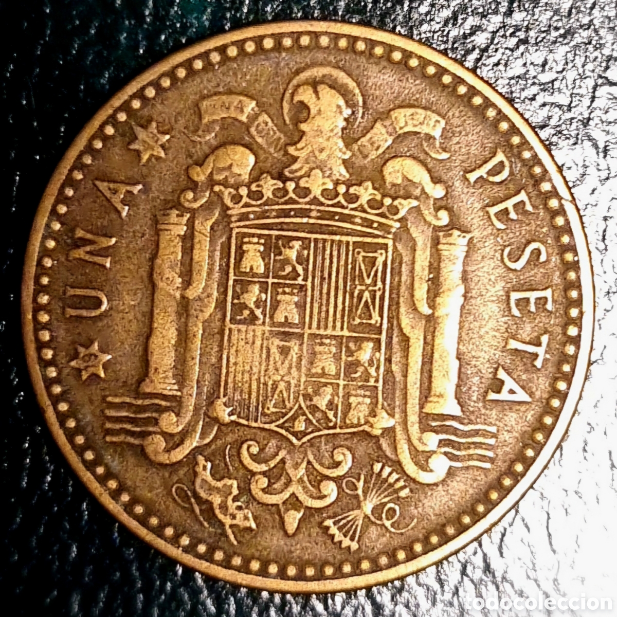 Monedas Franco: Moneda 1 Peseta 1947 *49 - Foto 1