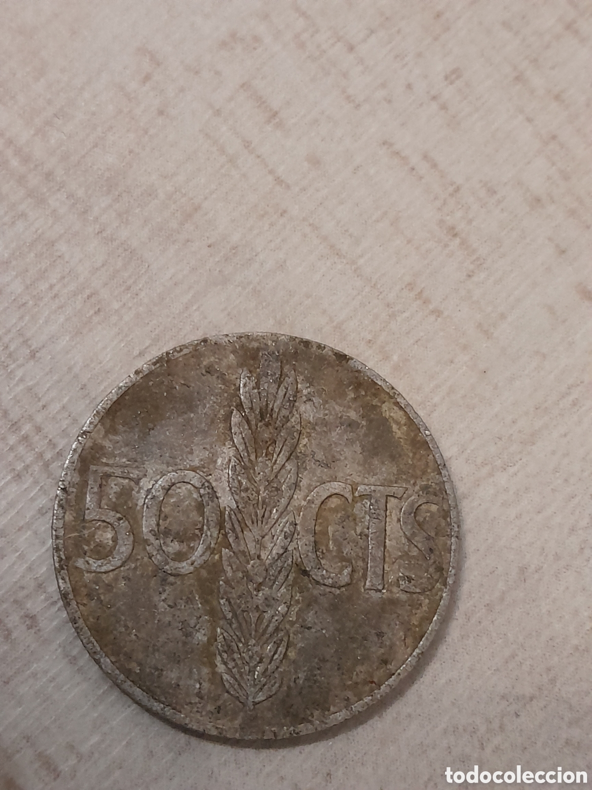 Monedas Franco: Moneda de 50 c&eacute;ntimos de 1946 - Foto 2
