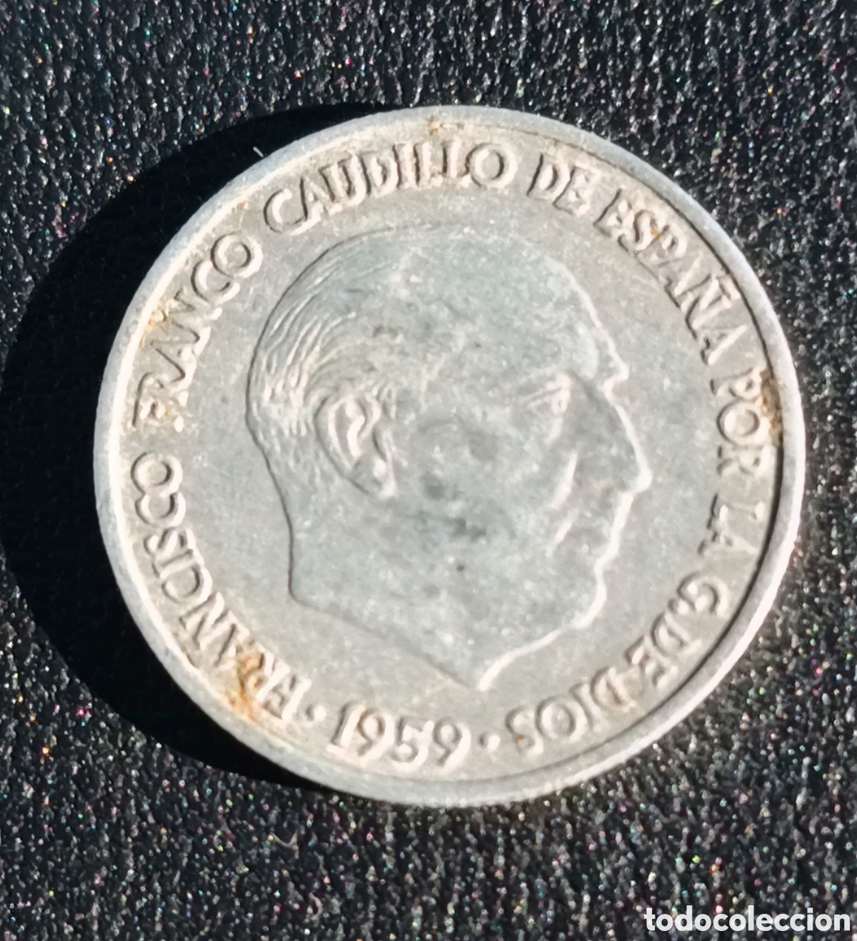 Monedas Franco: Moneda de 10 c&eacute;ntimos de 1959. Franco - Foto 2
