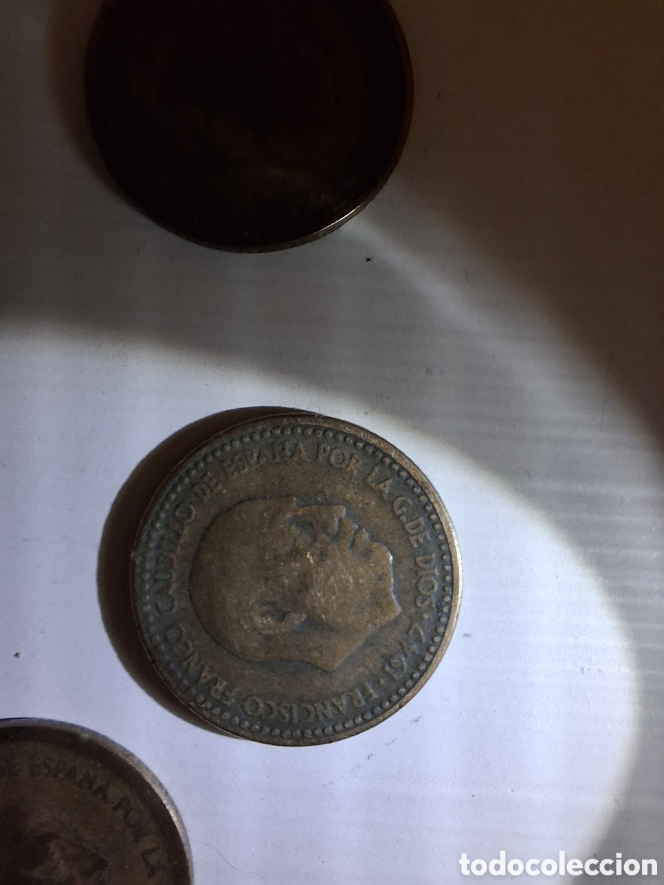 Monedas Franco: 8 Monedas de 1 peseta 1947 - Foto 14