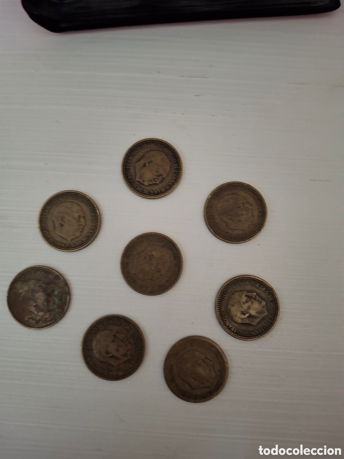 Monedas Franco: 8 Monedas de 1 peseta 1947 - Foto 19
