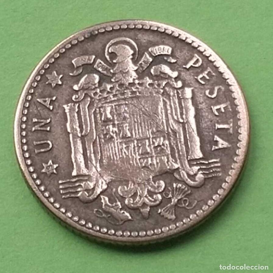 Monedas Franco: moneda 1 peseta 1947 - Foto 2