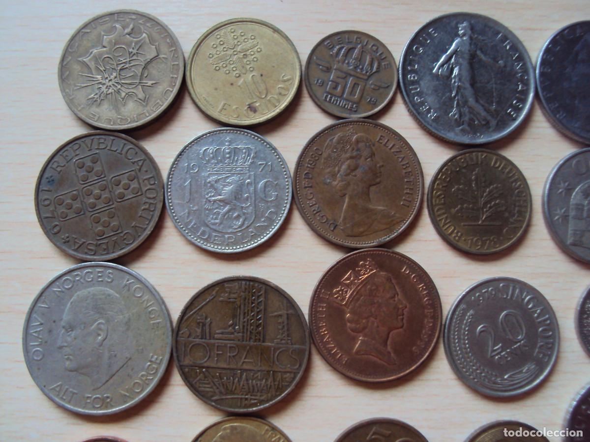 Monedas Franco: LOTE DE MONEDAS EXTRANJERAS - Foto 2