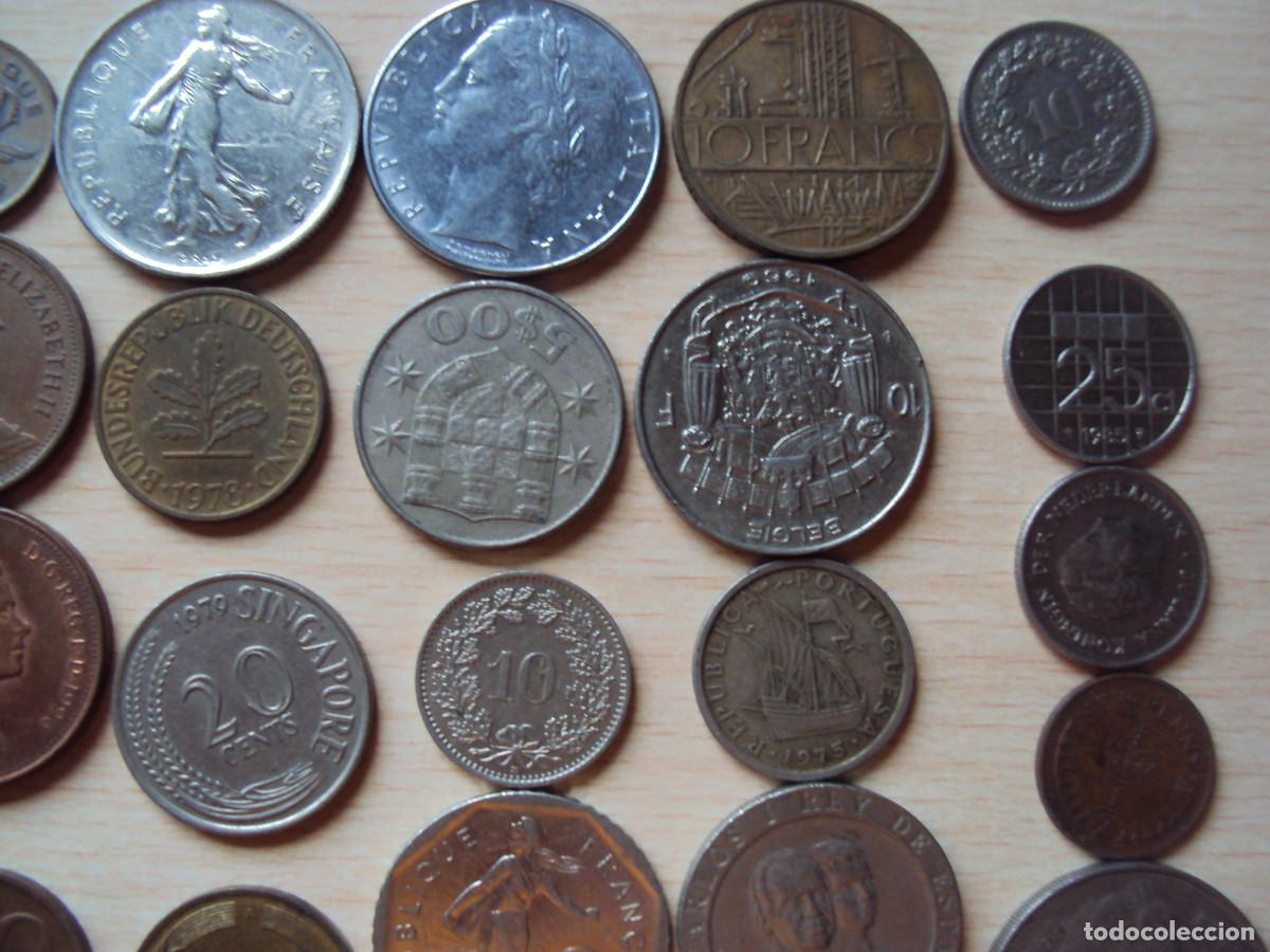 Monedas Franco: LOTE DE MONEDAS EXTRANJERAS - Foto 3