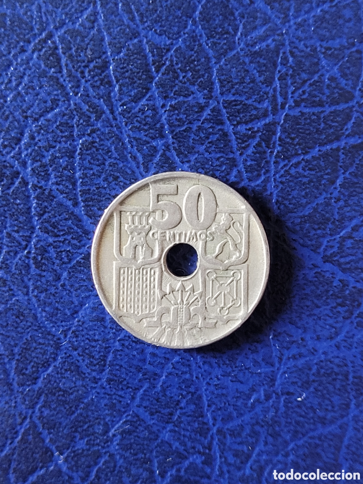 Monedas Franco: Moneda 50 c&eacute;ntimos 1949 - Foto 2