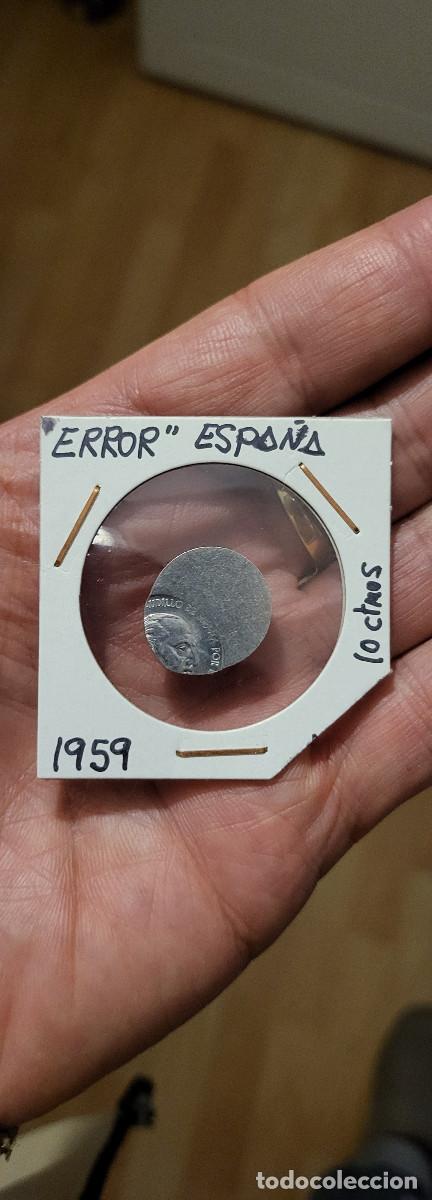 Monedas Franco: * ERROR * muy desplazada RRR - Foto 3