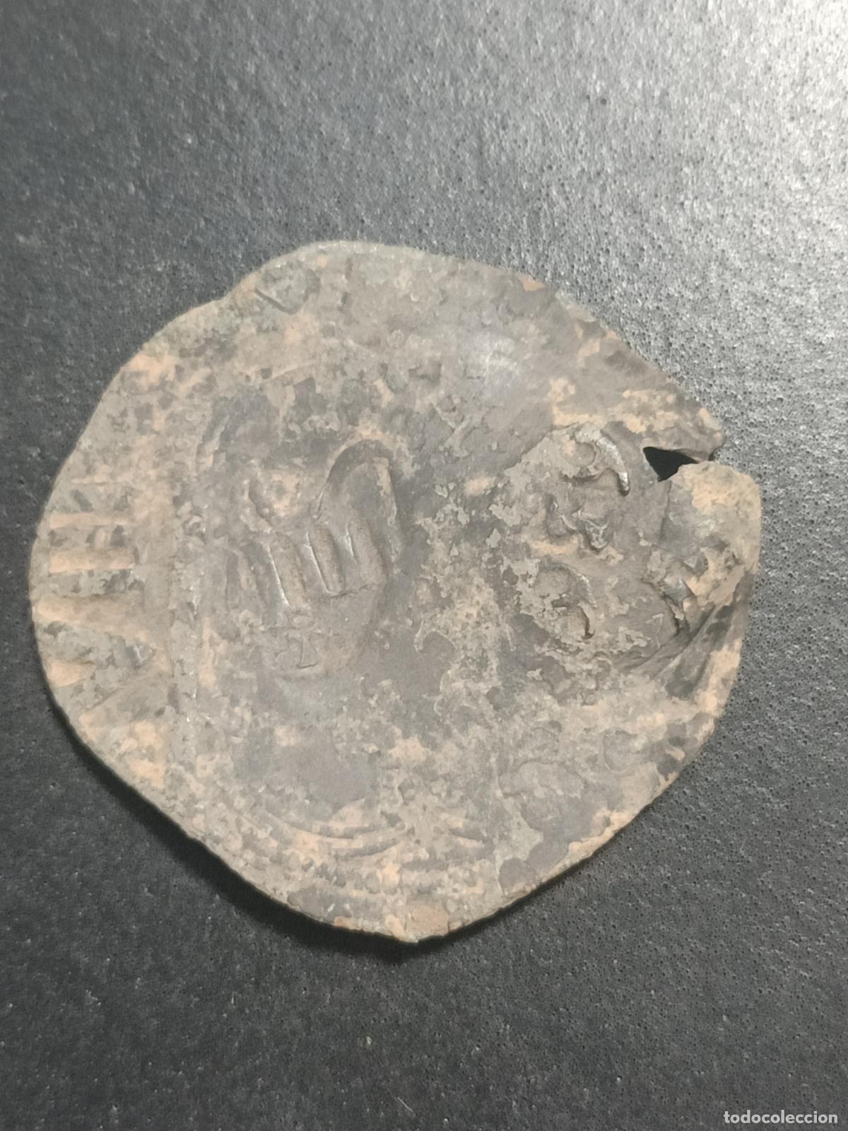 Monedas Franco: Moneda medieval resellada - Foto 2