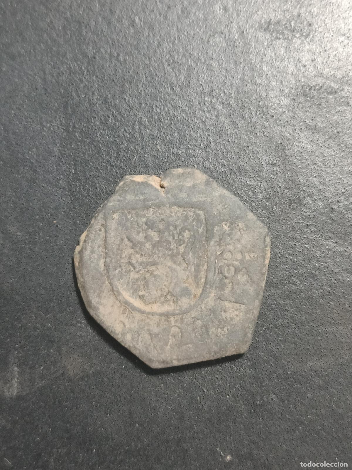 Monedas Franco: Moneda medieval resellada - Foto 2