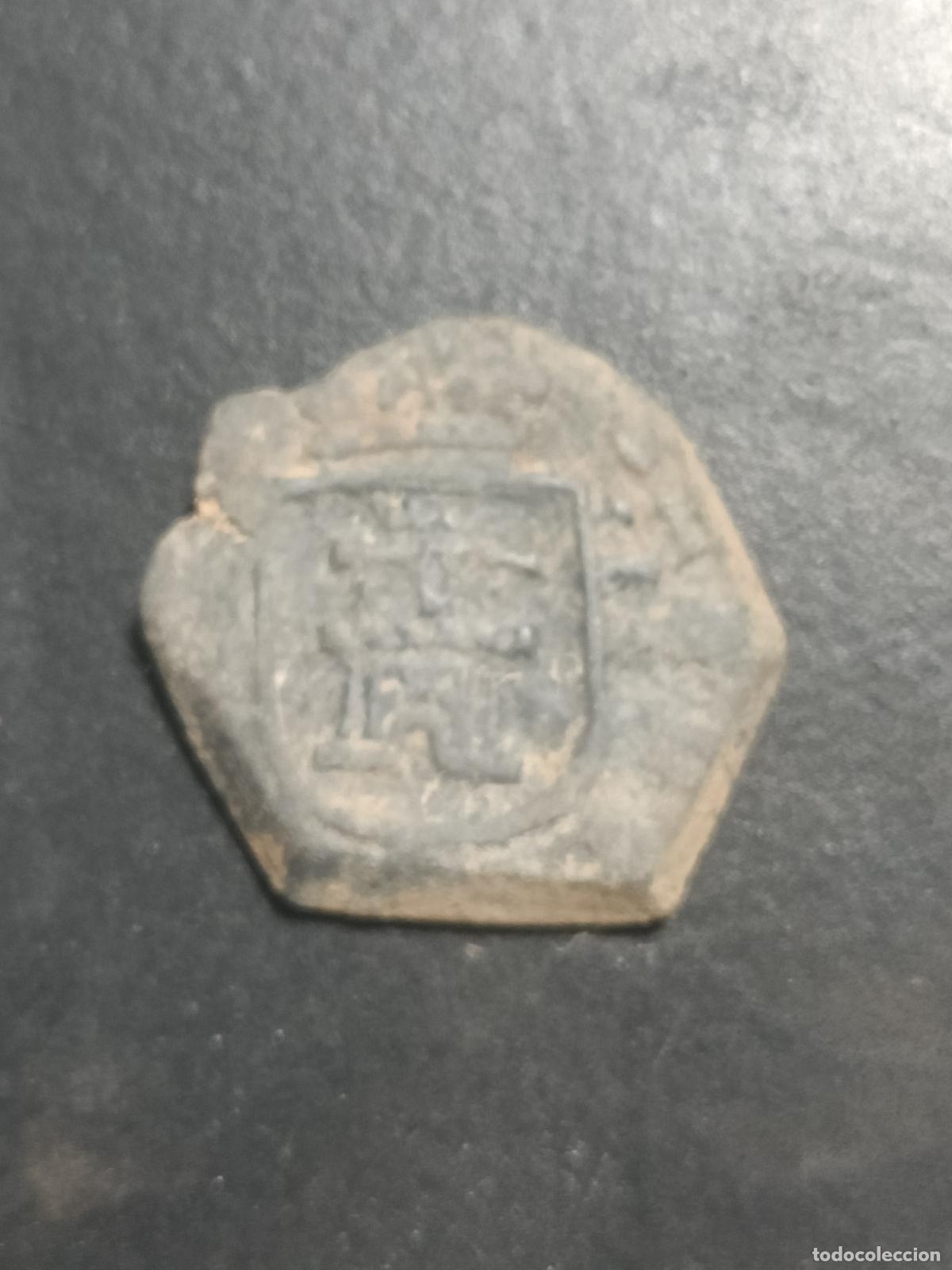 Monedas Franco: Moneda medieval resellada - Foto 1