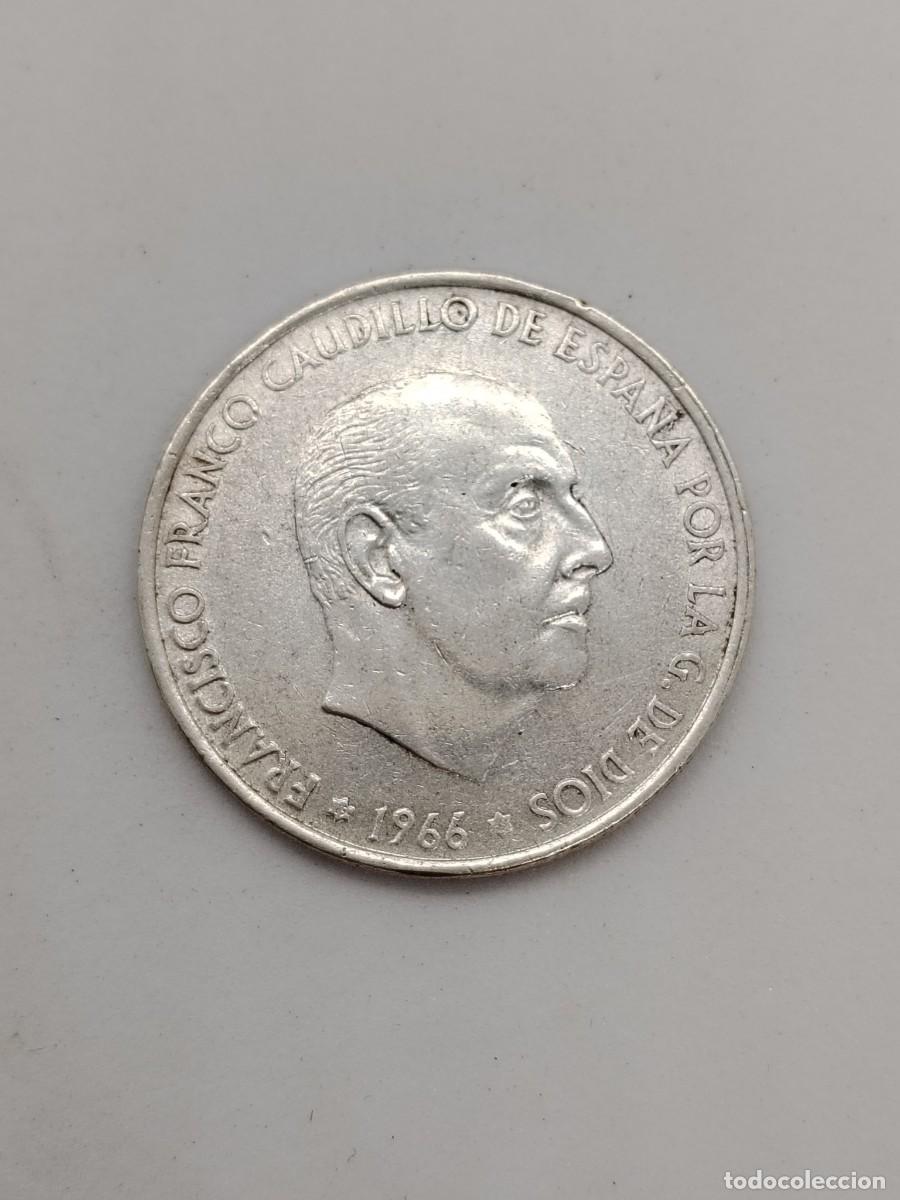 Monedas Franco: moneda de plata 800/1000 de 100 pesetas - Foto 1