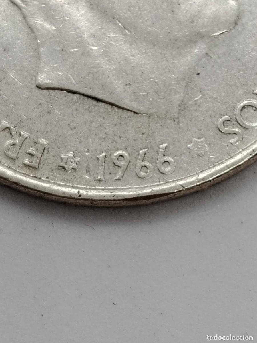 Monedas Franco: moneda de plata 800/1000 de 100 pesetas - Foto 6