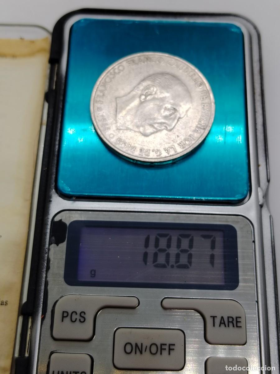 Monedas Franco: moneda de plata 800/1000 de 100 pesetas - Foto 8