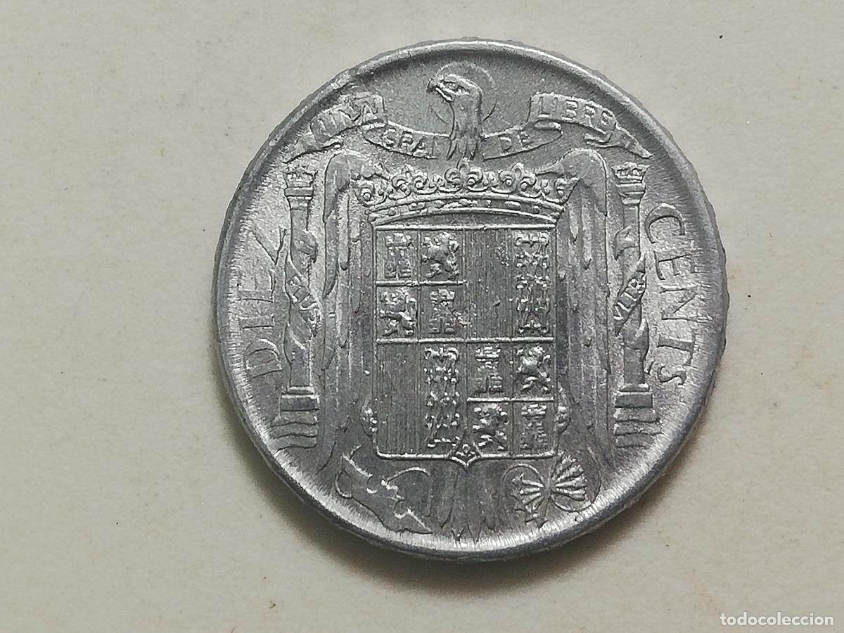 Monedas Franco: MONEDA 10 CENTIMOS 1953, ALUMINIO - Foto 2