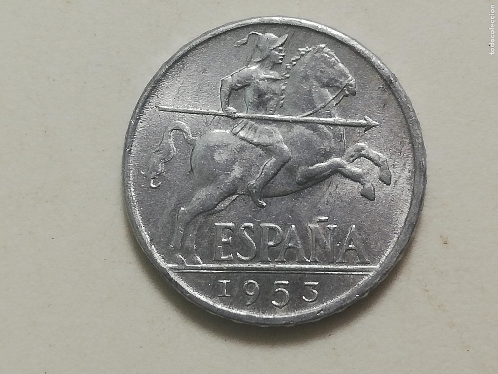 Monedas Franco: MONEDA 10 CENTIMOS 1953, ALUMINIO - Foto 1