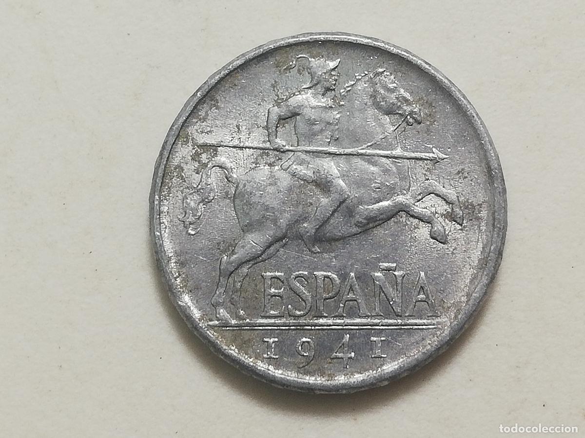 Monedas Franco: MONEDA 5 CENTIMOS 1941, ALUMINIO, PLVS CON V - Foto 1