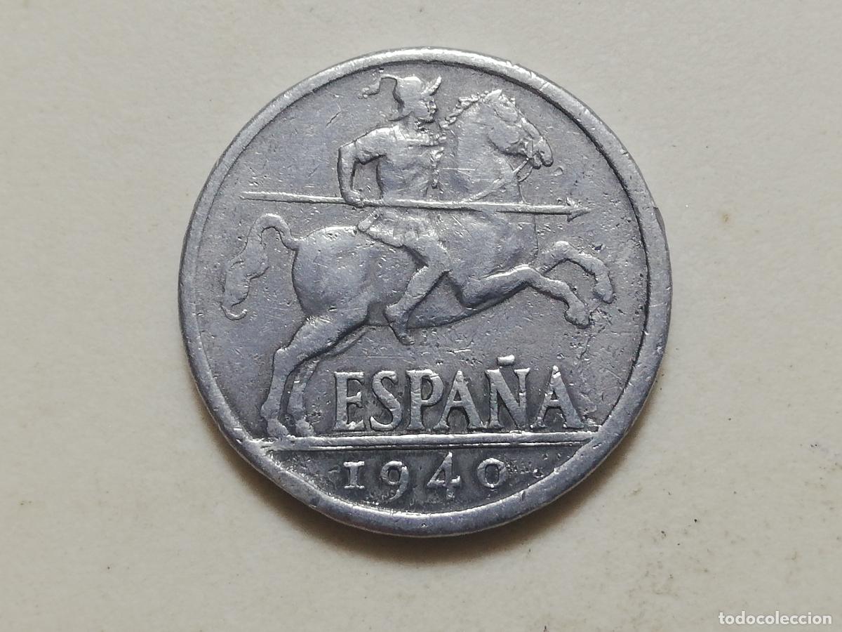 Monedas Franco: MONEDA 10 CENTIMOS 1940, ALUMINIO - Foto 1