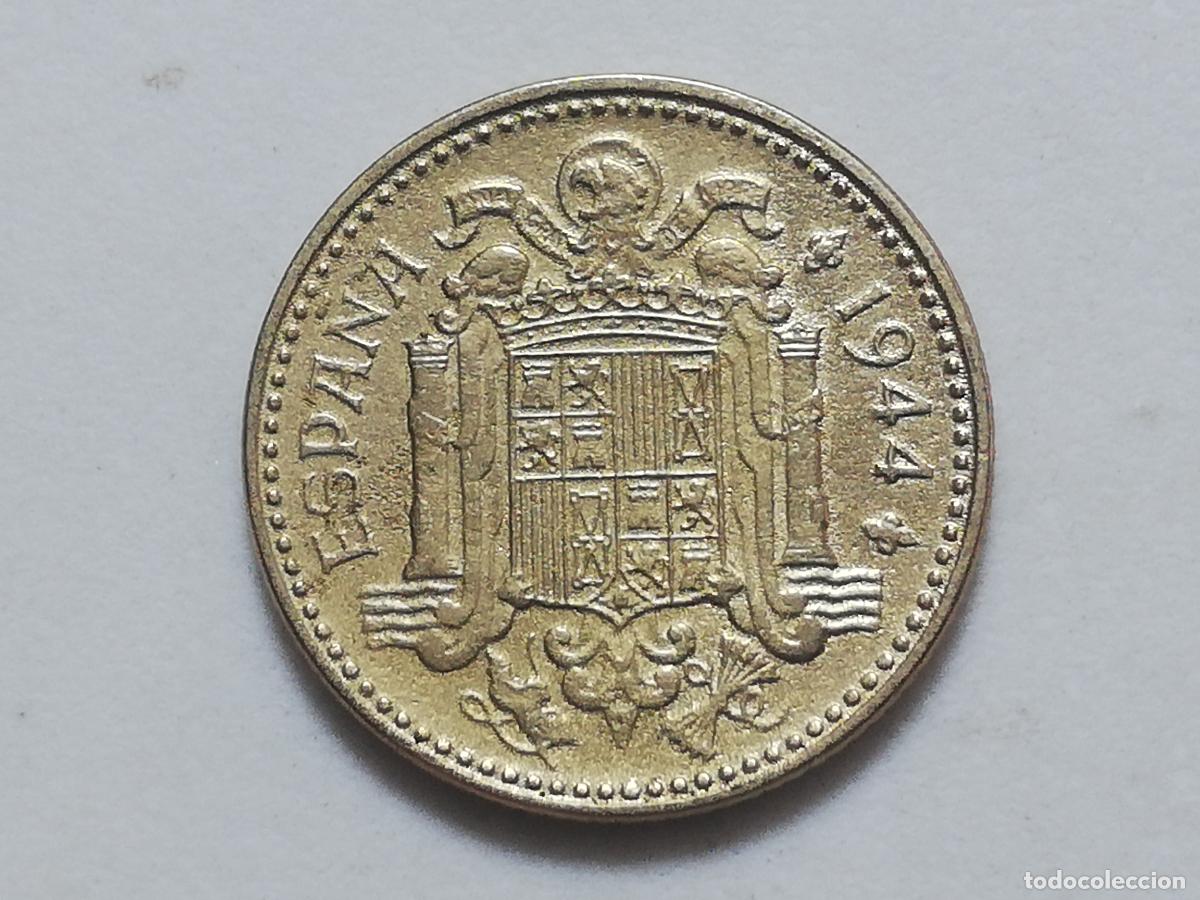 Monedas Franco: MONEDA 1 PTAS, 1944 EBC+ - Foto 2