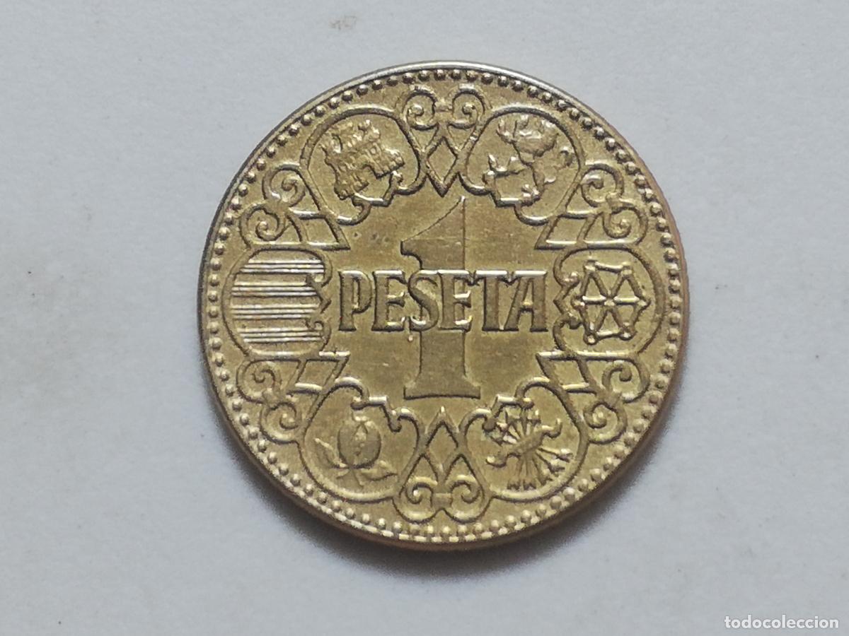 Monedas Franco: MONEDA 1 PTAS, 1944 EBC+ - Foto 1