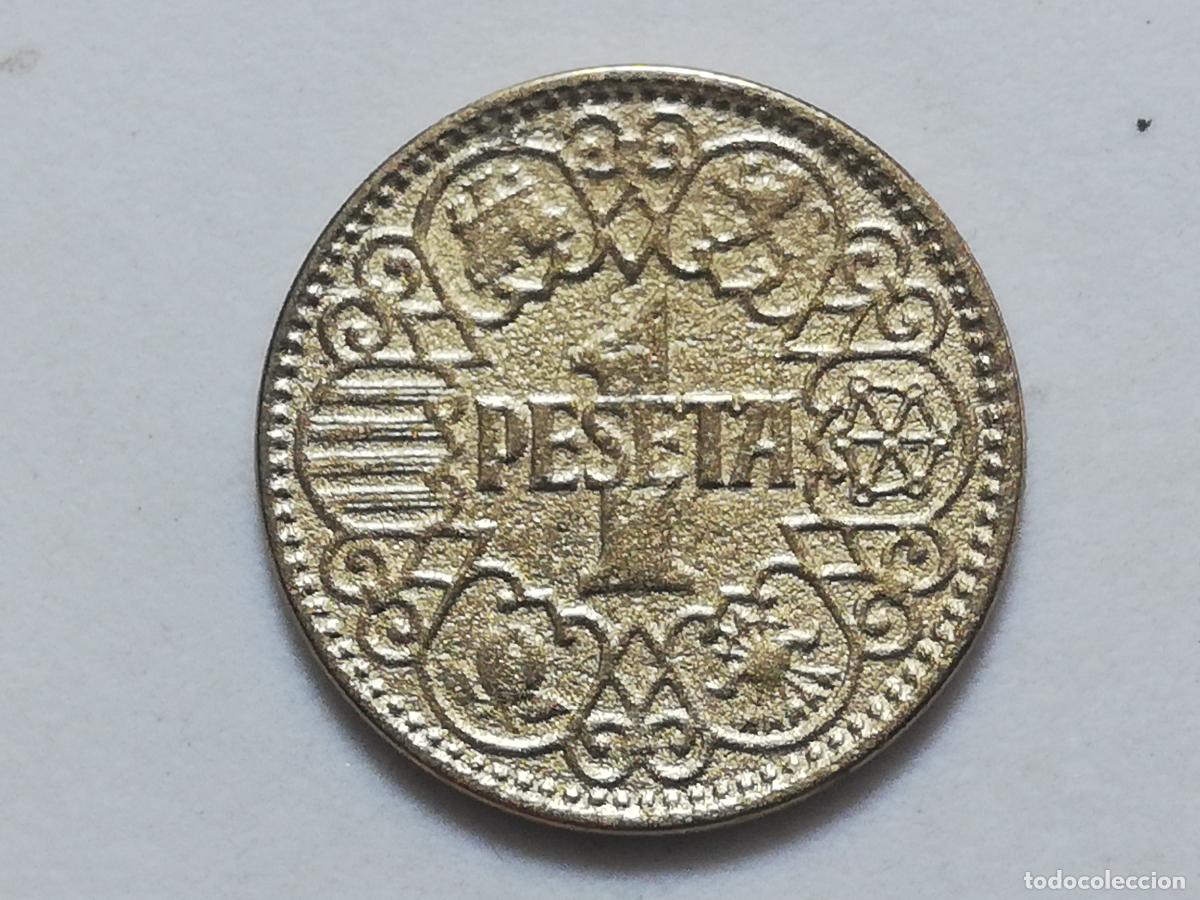 Monedas Franco: MONEDA 1 PTAS, 1944 EBC+ - Foto 1