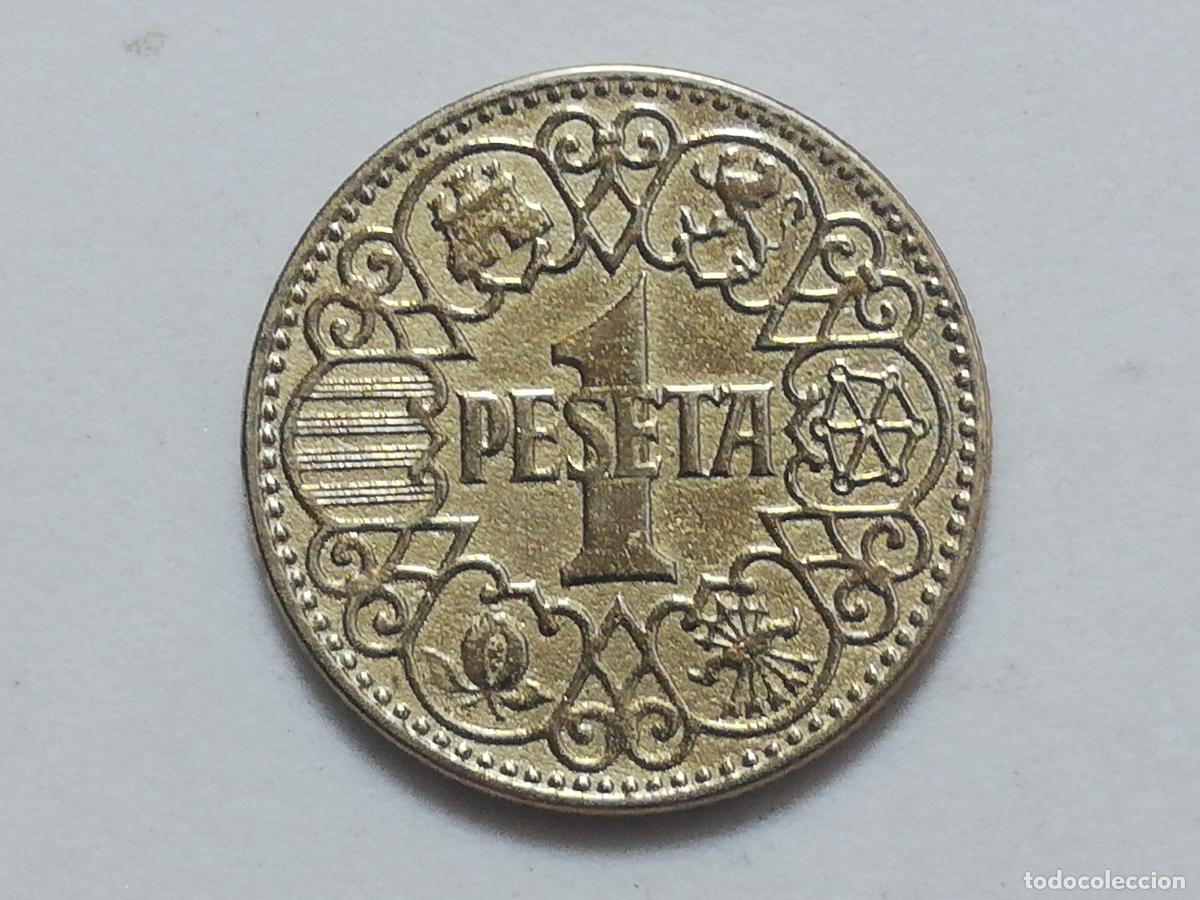 Monedas Franco: MONEDA 1 PTAS, 1944 EBC+ - Foto 1