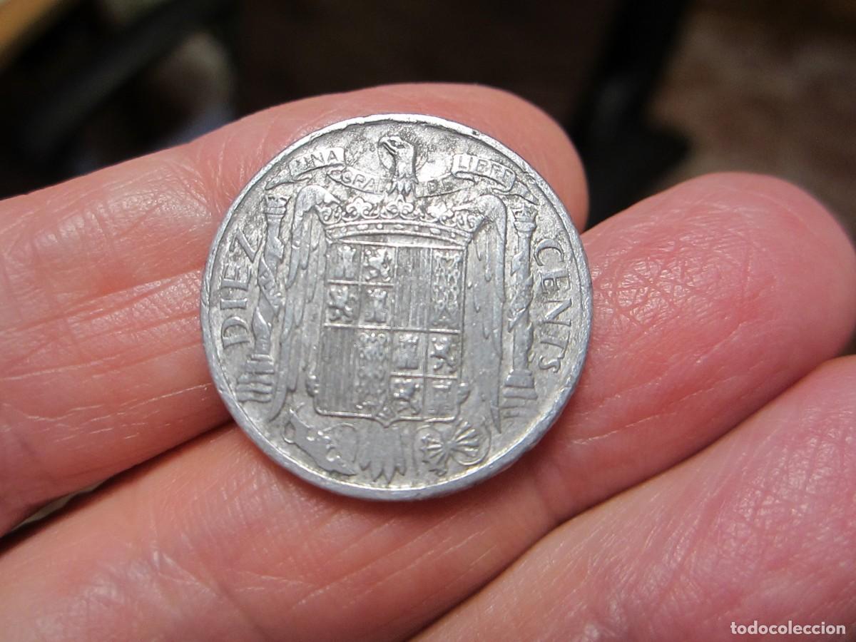 Monedas Franco: MONEDA DE 10 C&Eacute;NTIMOS DE 1953 (ESTADO ESPA&Ntilde;OL) - Foto 2
