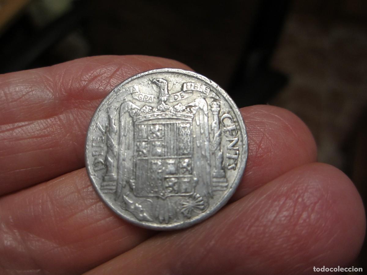 Monedas Franco: MONEDA DE 10 C&Eacute;NTIMOS DE 1953 (ESTADO ESPA&Ntilde;OL) - Foto 2