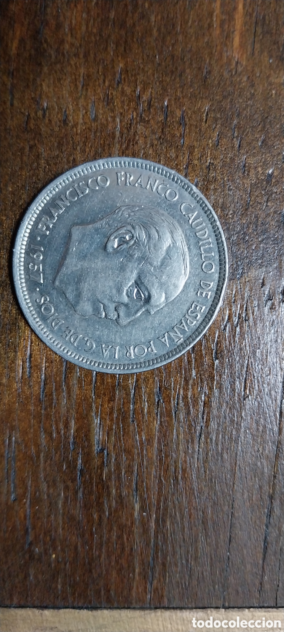 Monedas Franco: Moneda 50 Ptas A&ntilde;o 1957 * 71 - Foto 1