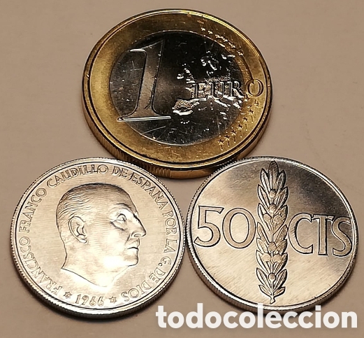 Monedas Franco: 50 C&Eacute;NTIMOS ESPA&Ntilde;A 1966 *73 S/C - Foto 4