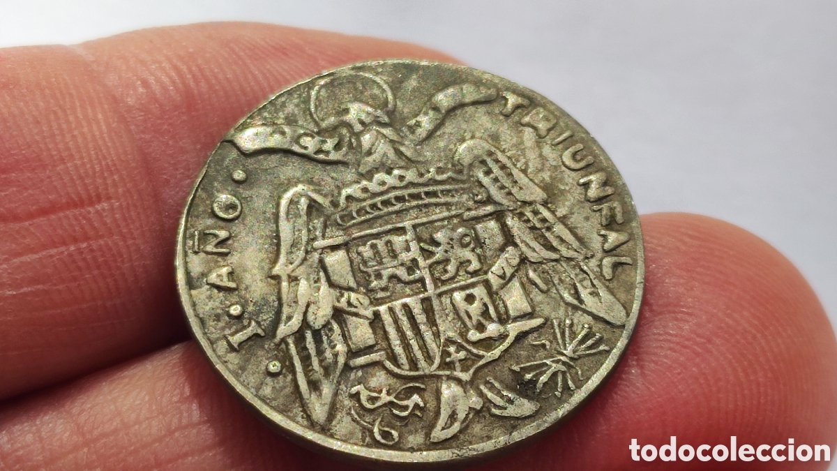 Monedas Franco: Moneda 10 c&eacute;ntimos I a&ntilde;o triunfal - Foto 5