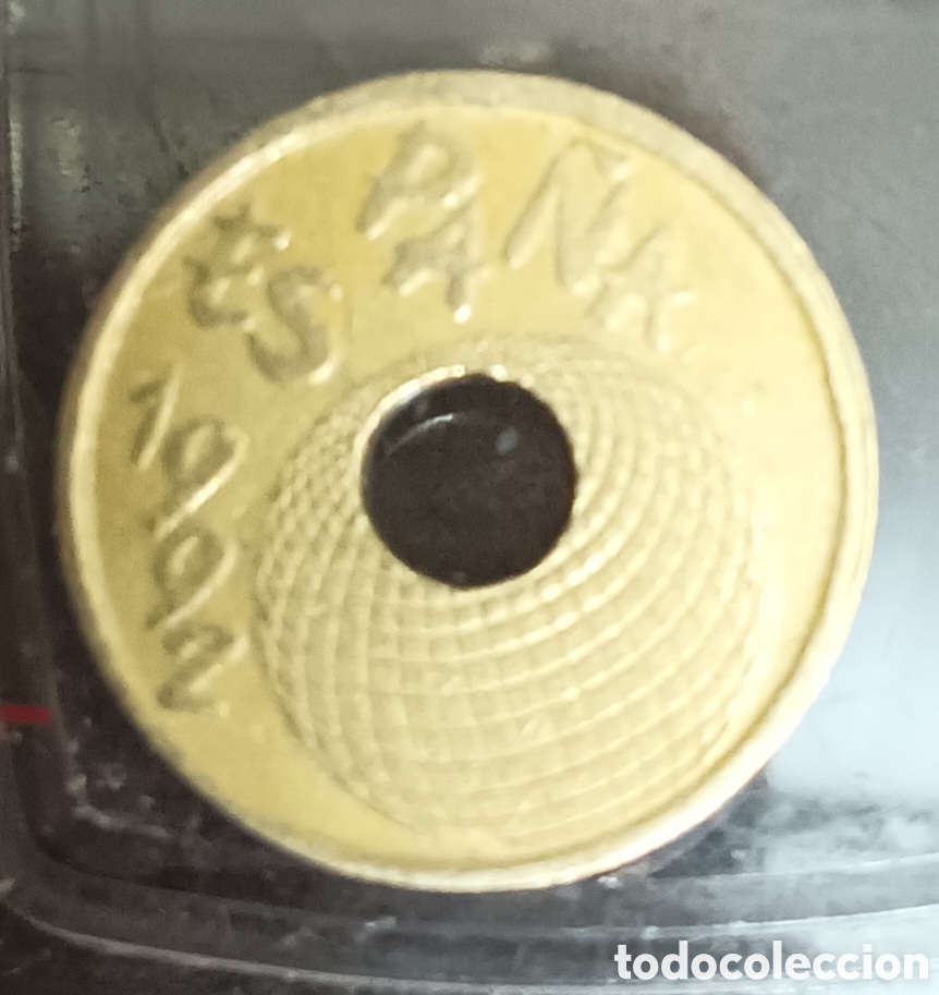 Monedas Franco: Moneda de 25 pesetas de 1992, Sevilla - Foto 2