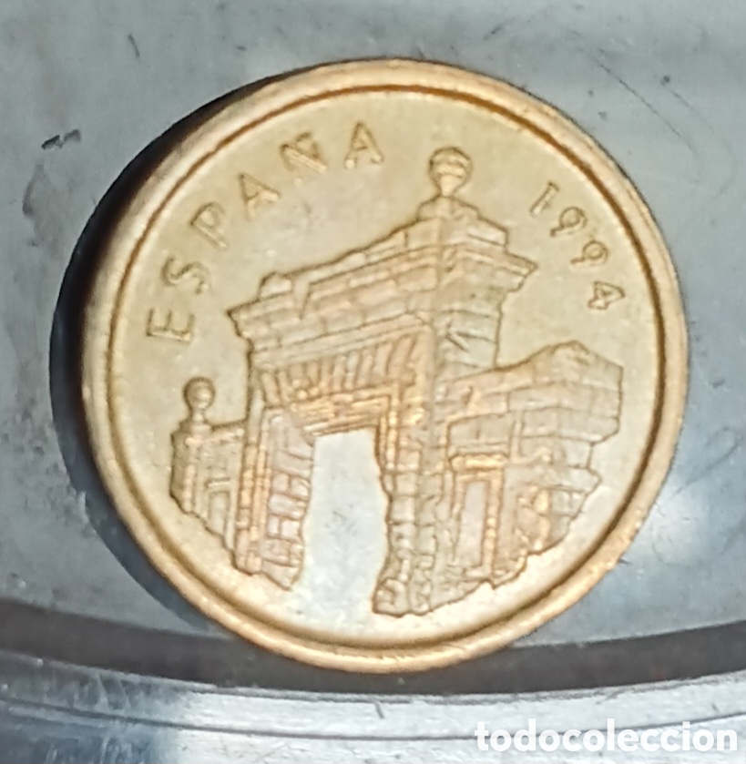 Monedas Franco: Moneda de 5 pesetas de 1994, Arag&oacute;n - Foto 2