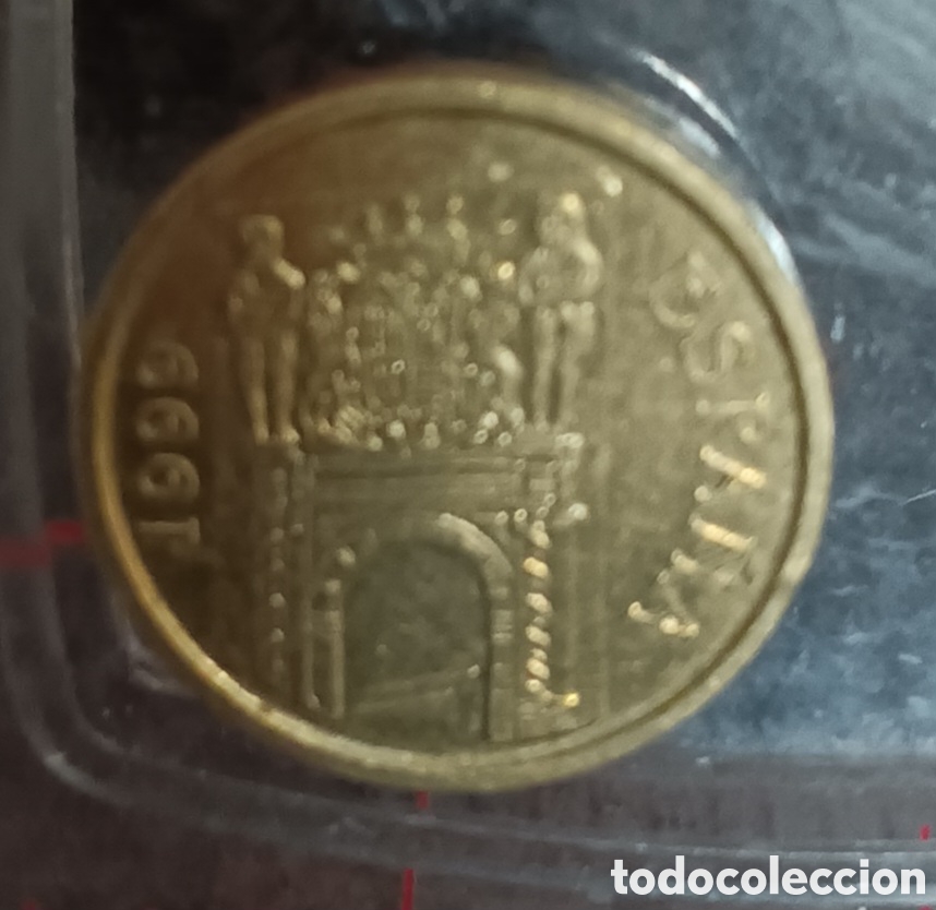 Monedas Franco: Moneda e 5 pesetas de 1999, Murcia - Foto 2