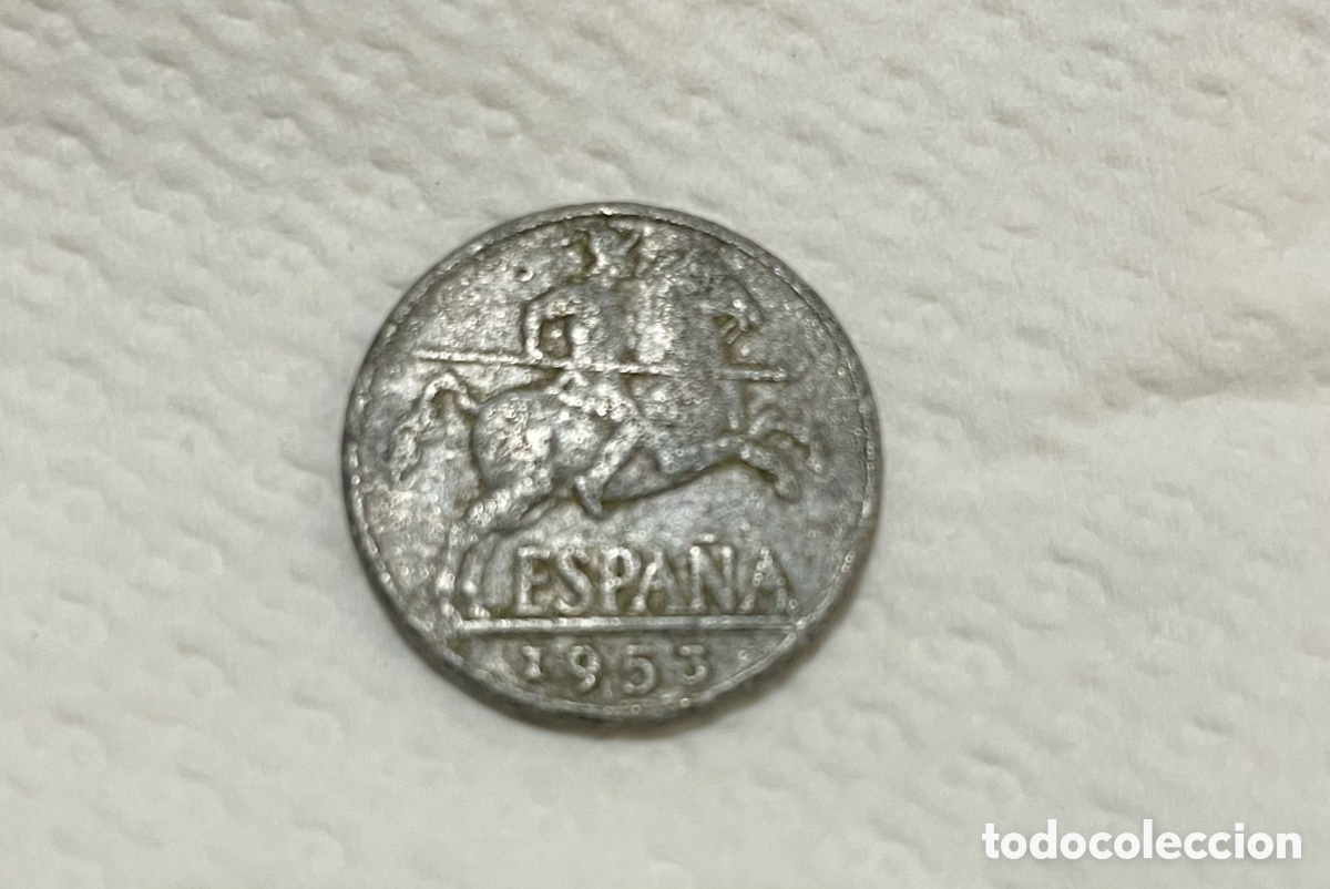 Monedas Franco: Moneda 0,10 &euro; de 1953 - Foto 1