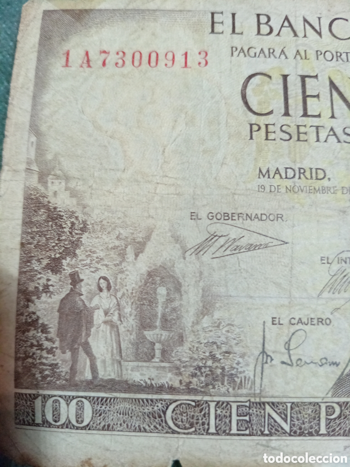 Monedas Franco: Billete de Espa&ntilde;a de 1965 - Foto 2